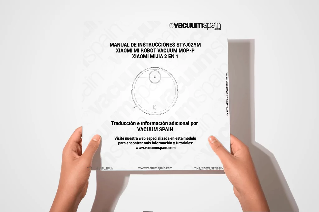 Manual en español para Xiaomi Mi Robot Vacuum Mop-p / Xiaomi Mijia 2 en 1 / Xiaomi Viomi V2 Pro / STYJ02YM