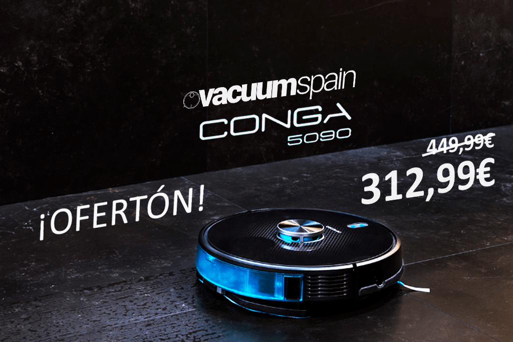 OFERTA CECOTEC, CHOLLO CECOTEC, OFERTA CONGA, CHOLLO CONGA, OFERTA CONGA 5090, CHOLLO CONGA 5090, BARREDORA CONGA, CECOTEC CONGA, CECOTEC CONGA 5090, CECOTEC CONGA 5090, ROBOT ASPIRADOR CONGA
