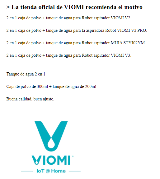 tienda oficial viomi