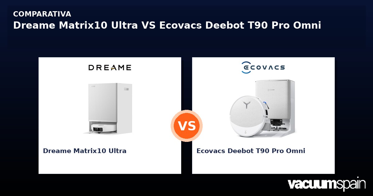 Dreame Matrix10 Ultra vs Ecovacs Deebot T90 Pro Omni – Comparison and ...