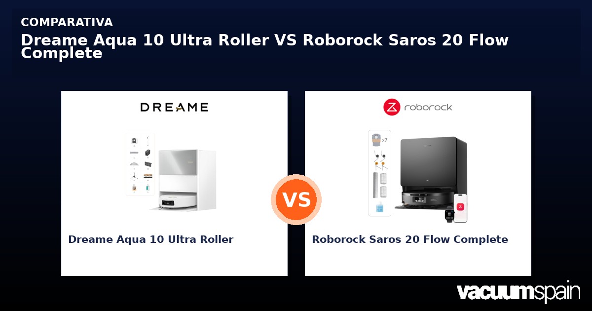 Dreame Aqua 10 Ultra Roller vs Roborock Saros 20 Flow Complete ...